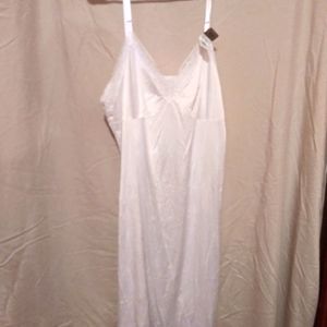Vasserette Slip White 42 26"